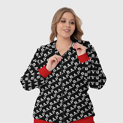 Женский 3D-костюм B A P black n white pattern, цвет: 3D-красный — фото 2