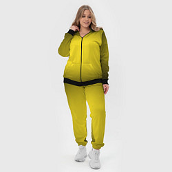 Женский 3D-костюм Желтый градиент, цвет: 3D-черный — фото 2