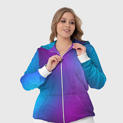 Женский 3D-костюм НЕОНОВЫЙ ГРАДИЕНТ, цвет: 3D-белый — фото 2