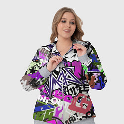 Женский 3D-костюм Рок тематика, цвет: 3D-меланж — фото 2