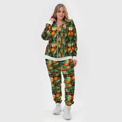 Женский 3D-костюм Павлиные перья, цвет: 3D-белый — фото 2