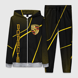 Женский 3D-костюм Porsche - Gold line, цвет: 3D-меланж