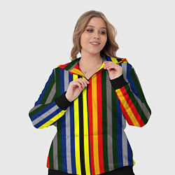 Женский 3D-костюм Полосы школа чародейства и волшебства, цвет: 3D-черный — фото 2