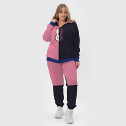 Женский 3D-костюм Ребенок идола - Кролик лого, цвет: 3D-синий — фото 2