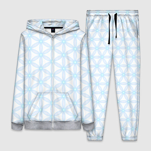 Женский костюм Ясна3 - Цветок жизни светлый / 3D-Меланж – фото 1