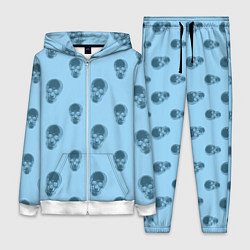 Женский 3D-костюм Черепки, цвет: 3D-белый