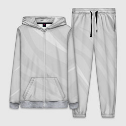 Женский костюм Светлый серый плавные полосы