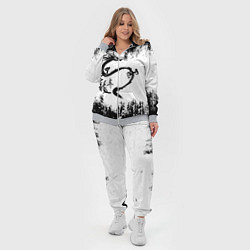 Женский 3D-костюм Японский дракон с иероглифами, цвет: 3D-меланж — фото 2