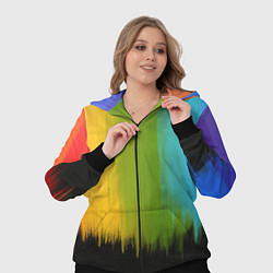 Женский 3D-костюм Летняя радуга, цвет: 3D-черный — фото 2
