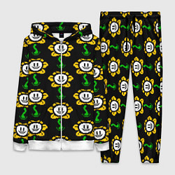 Женский 3D-костюм Undertale - flowey smile, цвет: 3D-белый