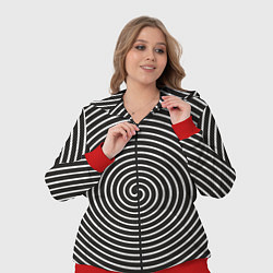 Женский 3D-костюм Оптическая спираль, цвет: 3D-красный — фото 2