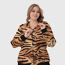 Женский 3D-костюм Полосатая шкура тигра, цвет: 3D-черный — фото 2