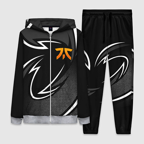 Женский костюм Fnatic - white line / 3D-Меланж – фото 1