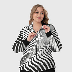 Женский 3D-костюм Иллюзорные линии, цвет: 3D-черный — фото 2