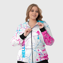 Женский 3D-костюм Hellsing neon gradient style: надпись, символ, цвет: 3D-черный — фото 2