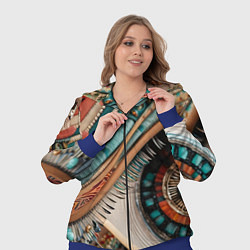 Женский 3D-костюм Узор Всевидящее Око, цвет: 3D-синий — фото 2