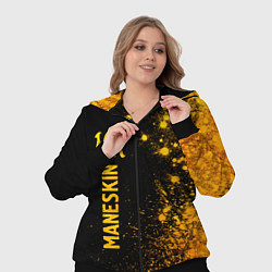 Женский 3D-костюм Maneskin - gold gradient: по-вертикали, цвет: 3D-черный — фото 2