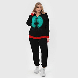 Женский 3D-костюм Мрачный корабль, цвет: 3D-красный — фото 2