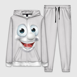 Женский 3D-костюм Милая улыбка, цвет: 3D-белый