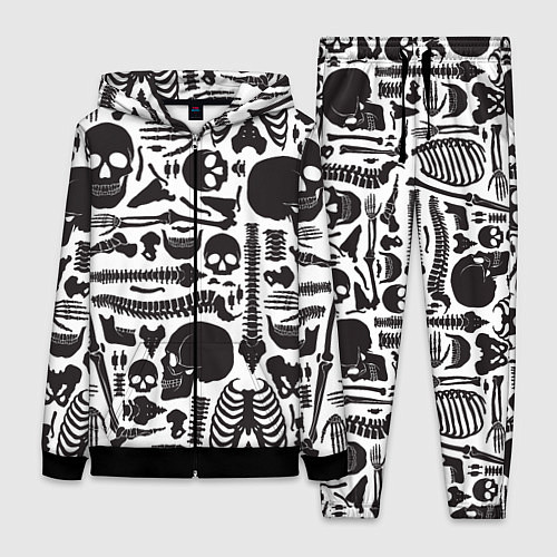 Женский костюм Human osteology / 3D-Черный – фото 1