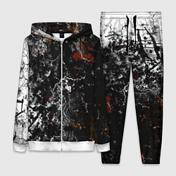 Женский 3D-костюм Граффити абстрактный рисунок, цвет: 3D-белый