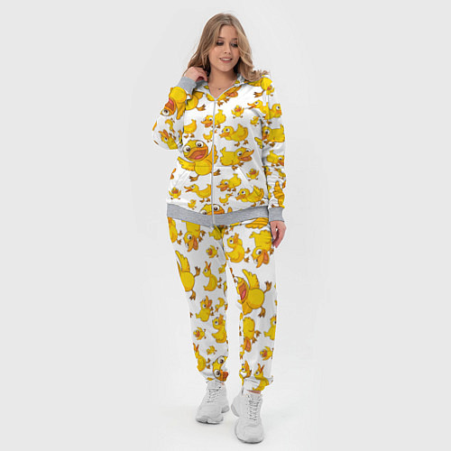 Женский костюм Yellow ducklings / 3D-Меланж – фото 4