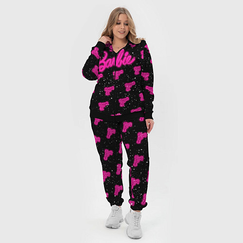 Женский костюм Неоновое оружие и Барби / 3D-Черный – фото 4