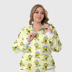 Женский 3D-костюм Токсичный бак, цвет: 3D-белый — фото 2