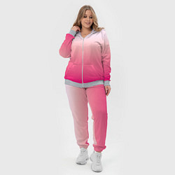 Женский 3D-костюм Оттенки розового градиент, цвет: 3D-меланж — фото 2
