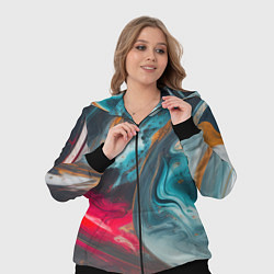 Женский 3D-костюм Палитра масло, цвет: 3D-черный — фото 2