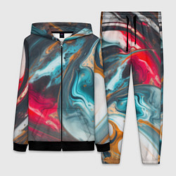 Женский 3D-костюм Палитра масло, цвет: 3D-черный