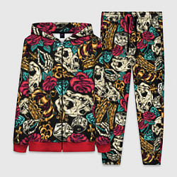 Женский 3D-костюм A pattern for a hipster, цвет: 3D-красный