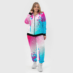 Женский 3D-костюм Danganronpa neon gradient style: по-вертикали, цвет: 3D-черный — фото 2