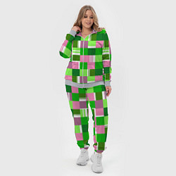 Женский 3D-костюм Ретро квадраты ванильные, цвет: 3D-меланж — фото 2