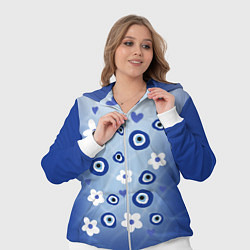 Женский 3D-костюм Незабудка, цвет: 3D-белый — фото 2