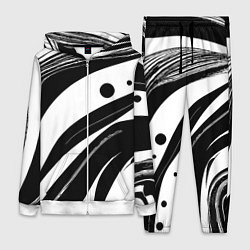 Женский костюм Abstract black and white composition