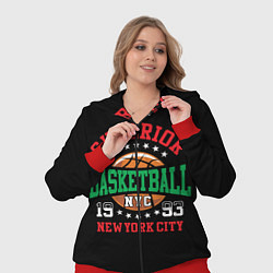 Женский 3D-костюм Superior basketball, цвет: 3D-красный — фото 2