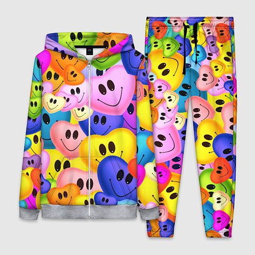 Женский костюм Улыбка любви / 3D-Меланж – фото 1