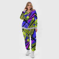 Женский 3D-костюм Хаотичная абстракция поп-арт, цвет: 3D-меланж — фото 2