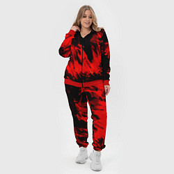 Женский 3D-костюм Красное пламя, цвет: 3D-красный — фото 2
