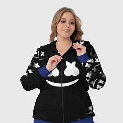 Женский 3D-костюм Marshmello black collection, цвет: 3D-синий — фото 2