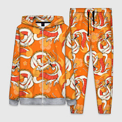Женский 3D-костюм Оранжевый дракон 2024, цвет: 3D-меланж