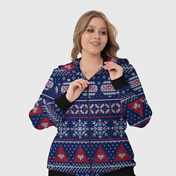 Женский 3D-костюм New Years sweater, цвет: 3D-черный — фото 2