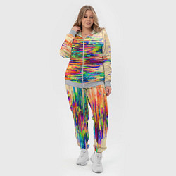 Женский 3D-костюм Разноцветный глитч, цвет: 3D-меланж — фото 2