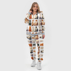 Женский 3D-костюм Сорок кошек - паттерн, цвет: 3D-меланж — фото 2