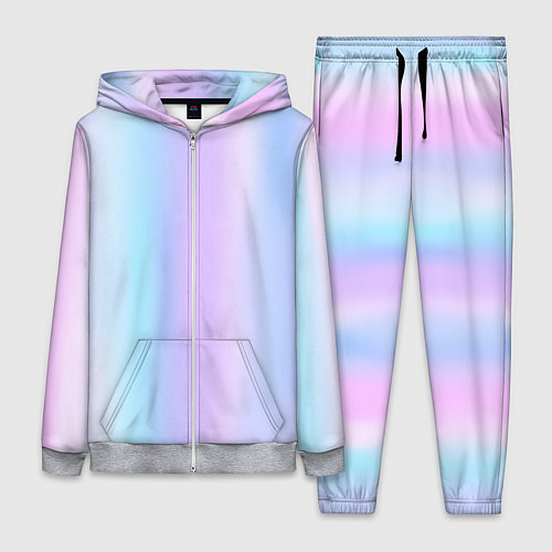 Женский костюм Градиент матовый светлый / 3D-Меланж – фото 1