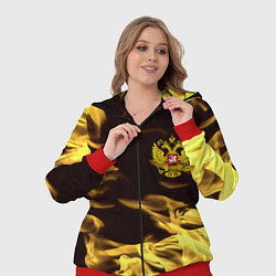 Женский 3D-костюм Имперская Россия желтый огонь, цвет: 3D-красный — фото 2