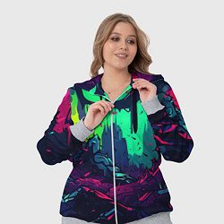 Женский 3D-костюм Кислотные абстракт, цвет: 3D-меланж — фото 2
