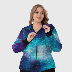 Женский 3D-костюм Космические туманности, цвет: 3D-черный — фото 2