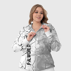 Женский 3D-костюм Palworld glitch на светлом фоне по-вертикали, цвет: 3D-белый — фото 2